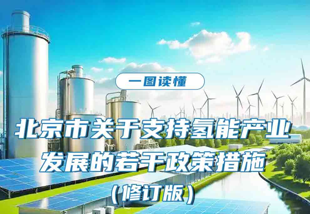 一图读懂《北京市关于支持氢能产业发展的若干政策措施（修订版）》