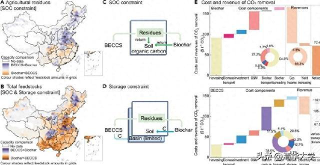 清华团队量化生物质碳移除技术联合部署潜力